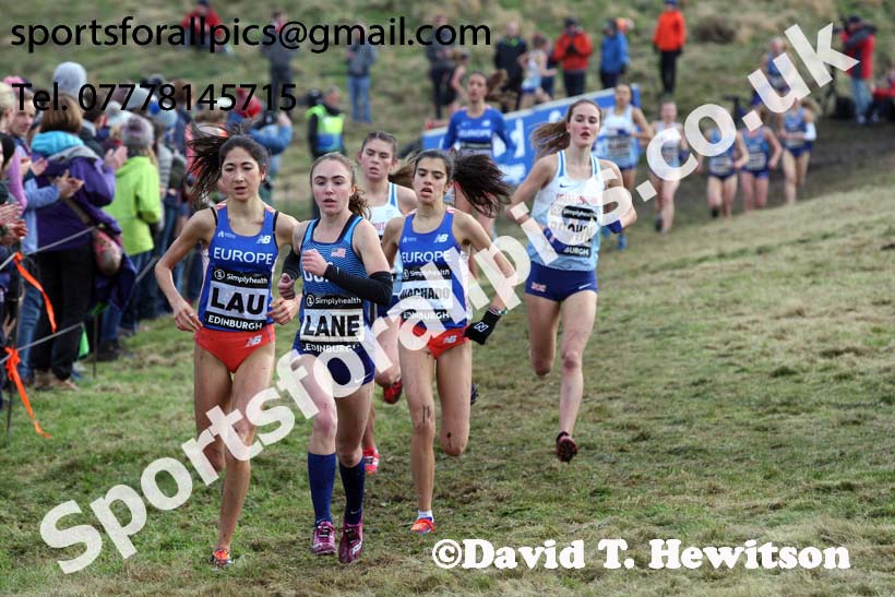 Simplyhealth Great Edinburgh XCountry junior women, 2018 Simplyhealth Great Edinburgh International XCountry. Photo: David T. Hewitson/Sports for All Pics